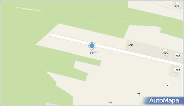 Klepacze, Niewodnicka, 68j, mapa Klepacze