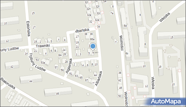 Kraków, Niepokólczyckiego-Halnego Franciszka, 7, mapa Krakowa