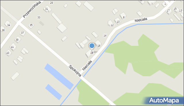 Maciejowice, Niecała, 19, mapa Maciejowice