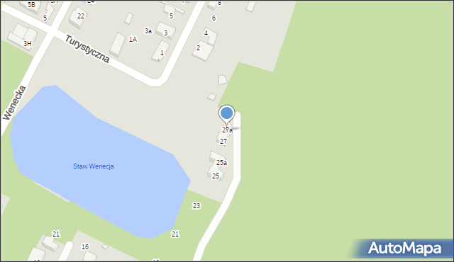 Marki, Niecała, 27a, mapa Marki