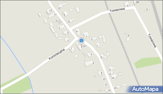 Myszków, Nierada, 2, mapa Myszków