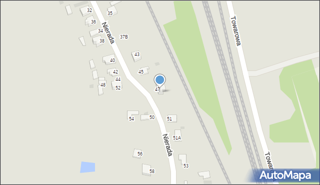 Myszków, Nierada, 49, mapa Myszków