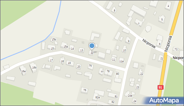 Nicponia, Nicponia, 12, mapa Nicponia