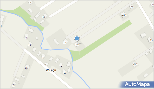 Niebieszczany, Niebieszczany, 16b, mapa Niebieszczany
