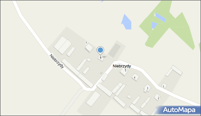 Niebrzydy, Niebrzydy, 6, mapa Niebrzydy