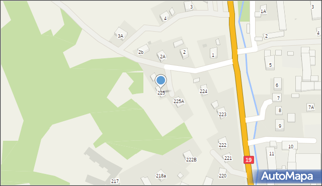 Niebylec, Niebylec, 225, mapa Niebylec