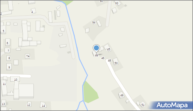 Niebylec, Niebylec, 44, mapa Niebylec