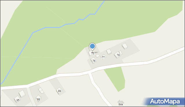 Niebylec, Niebylec, 75, mapa Niebylec