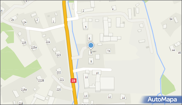 Niebylec, Niebylec, 8, mapa Niebylec