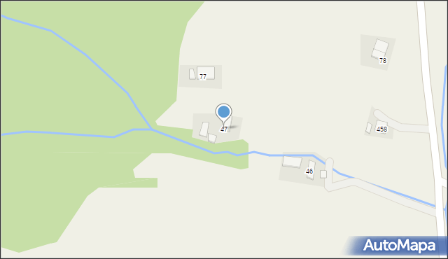 Niecew, Niecew, 47, mapa Niecew