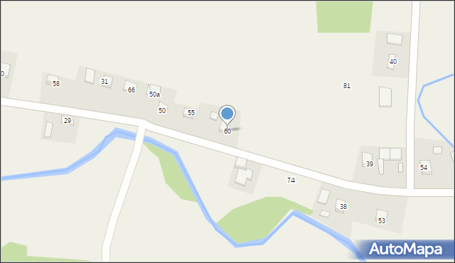 Niecew, Niecew, 60, mapa Niecew