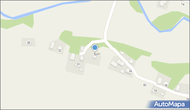 Niecew, Niecew, 73, mapa Niecew