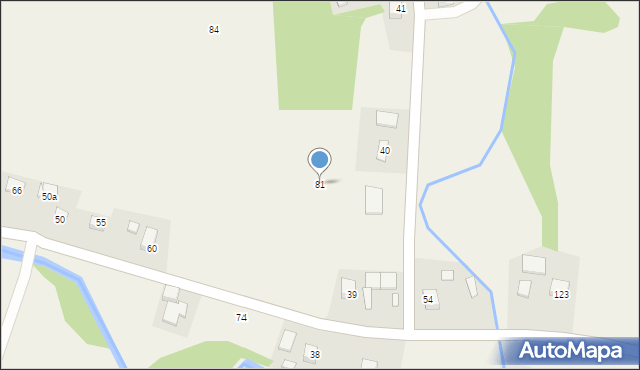 Niecew, Niecew, 81, mapa Niecew