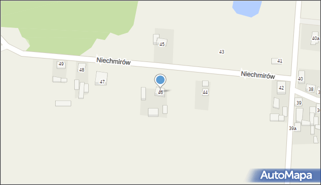 Niechmirów, Niechmirów, 46, mapa Niechmirów