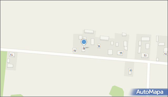 Niechmirów, Niechmirów, 58, mapa Niechmirów