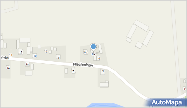 Niechmirów, Niechmirów, 6a, mapa Niechmirów
