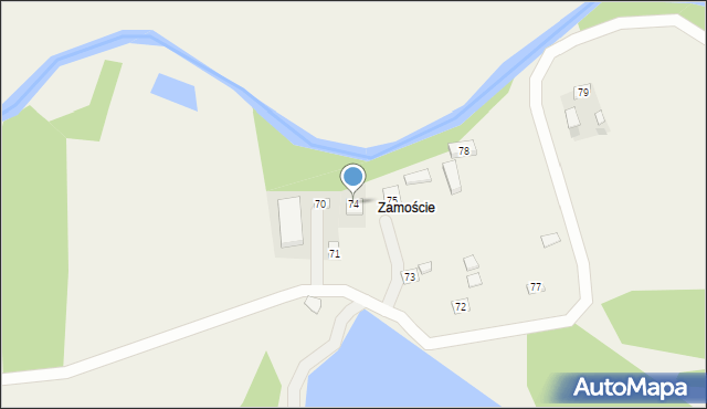 Niechmirów, Niechmirów, 74, mapa Niechmirów