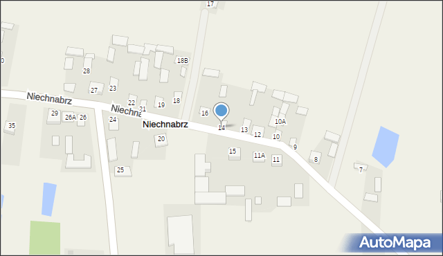 Niechnabrz, Niechnabrz, 14, mapa Niechnabrz