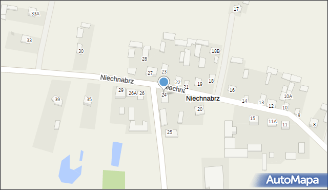 Niechnabrz, Niechnabrz, 24, mapa Niechnabrz