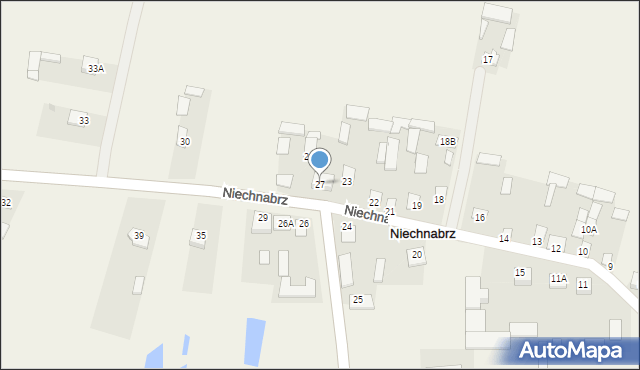 Niechnabrz, Niechnabrz, 27, mapa Niechnabrz