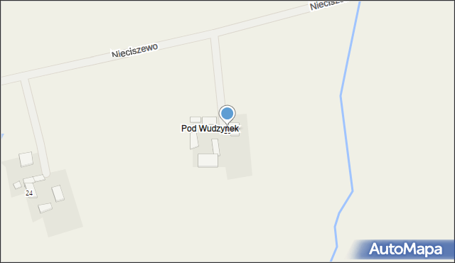 Nieciszewo, Nieciszewo, 23, mapa Nieciszewo