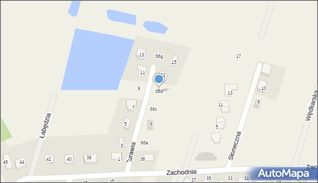 Nieciszów, Nieciszów, 66d, mapa Nieciszów
