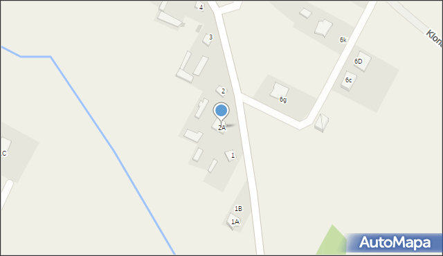 Niecki, Niecki, 2A, mapa Niecki