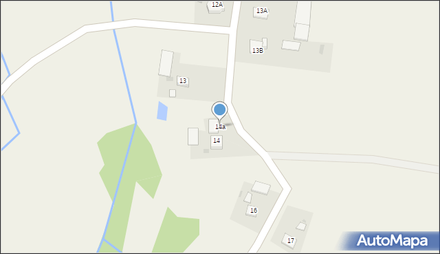 Nieczajna Dolna, Nieczajna Dolna, 14a, mapa Nieczajna Dolna