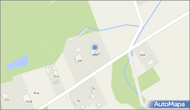 Nieczajna Górna, Nieczajna Górna, 299a, mapa Nieczajna Górna
