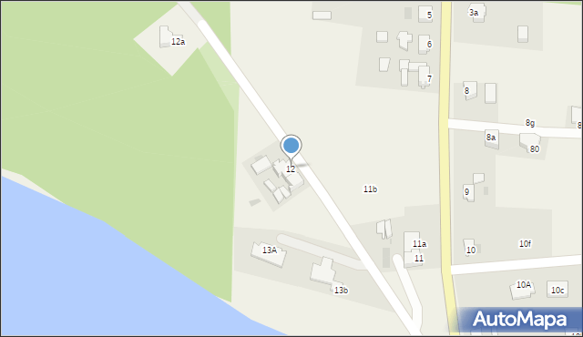 Niedalino, Niedalino, 12, mapa Niedalino