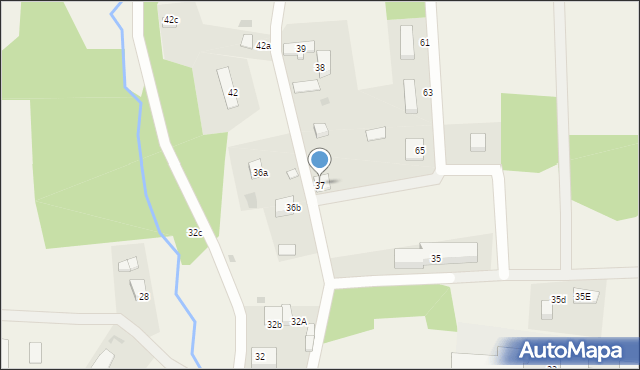 Niedalino, Niedalino, 37, mapa Niedalino
