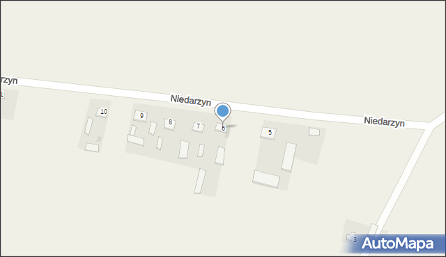 Niedarzyn, Niedarzyn, 6, mapa Niedarzyn