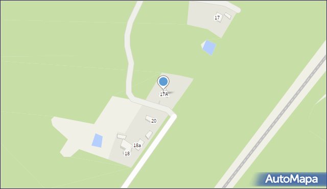 Niedrzew Drugi, Niedrzew Drugi, 17A, mapa Niedrzew Drugi