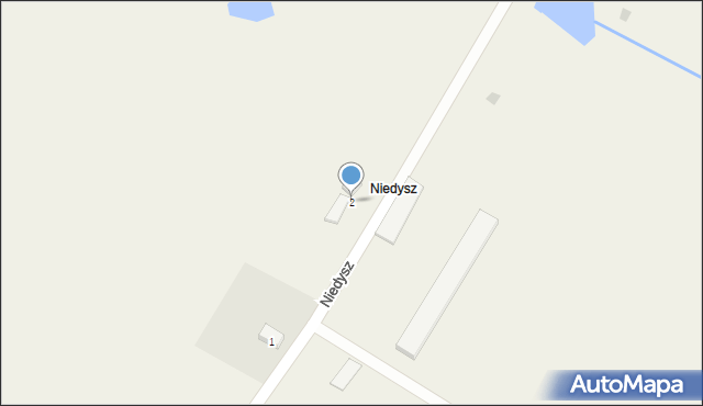 Niedysz, Niedysz, 2, mapa Niedysz