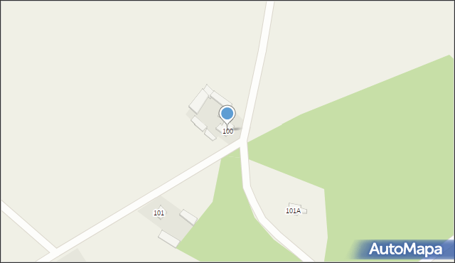 Niedzbórz, Niedzbórz, 100, mapa Niedzbórz