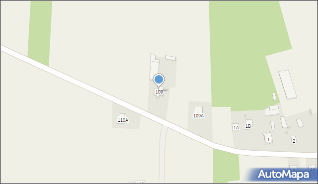 Niedźwiada-Kolonia, Niedźwiada-Kolonia, 109, mapa Niedźwiada-Kolonia