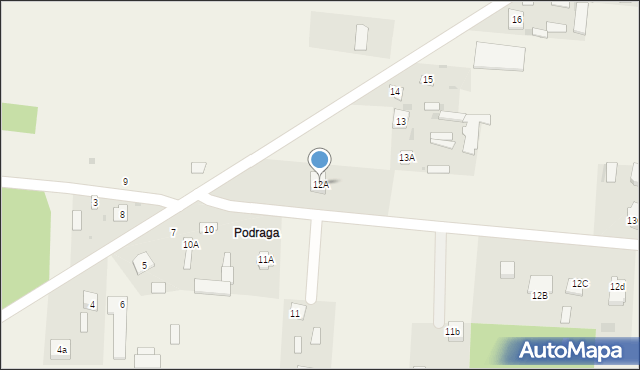 Niedźwiada-Kolonia, Niedźwiada-Kolonia, 12A, mapa Niedźwiada-Kolonia