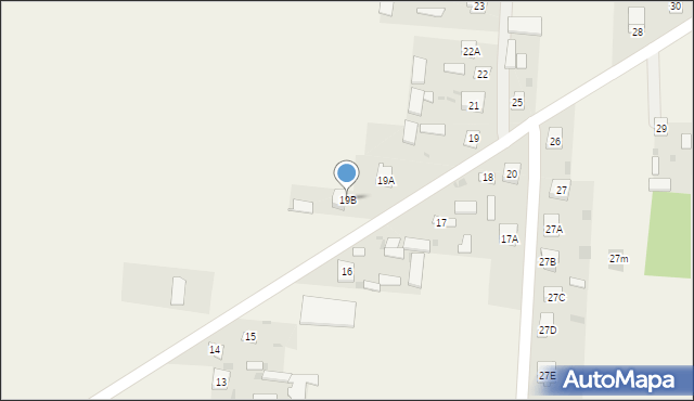 Niedźwiada-Kolonia, Niedźwiada-Kolonia, 19B, mapa Niedźwiada-Kolonia