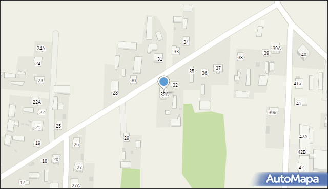 Niedźwiada-Kolonia, Niedźwiada-Kolonia, 32A, mapa Niedźwiada-Kolonia