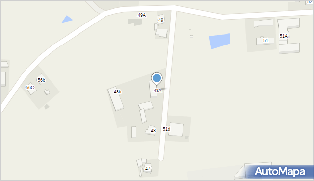 Niedźwiady, Niedźwiady, 48A, mapa Niedźwiady