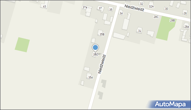 Niedźwiedź, Niedźwiedź, 35C, mapa Niedźwiedź
