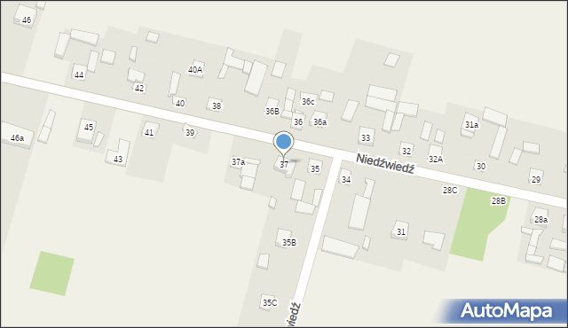Niedźwiedź, Niedźwiedź, 37, mapa Niedźwiedź