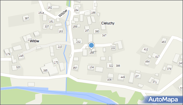 Niedźwiedź, Niedźwiedź, 168, mapa Niedźwiedź