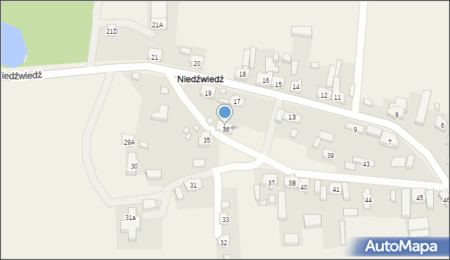 Niedźwiedź, Niedźwiedź, 36, mapa Niedźwiedź