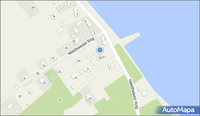 Niedźwiedzi Róg, Niedźwiedzi Róg, 1b, mapa Niedźwiedzi Róg