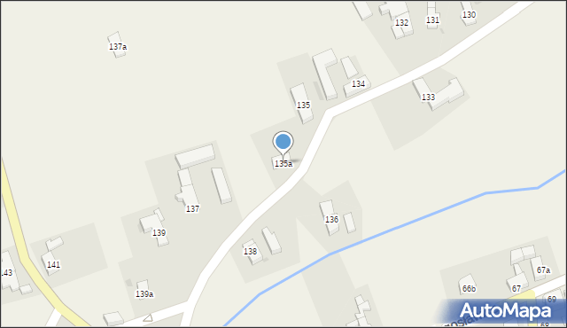 Niegosławice, Niegosławice, 135a, mapa Niegosławice