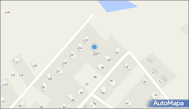 Niekłonice, Niekłonice, 102, mapa Niekłonice