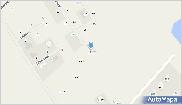 Niekłonice, Niekłonice, 114h, mapa Niekłonice