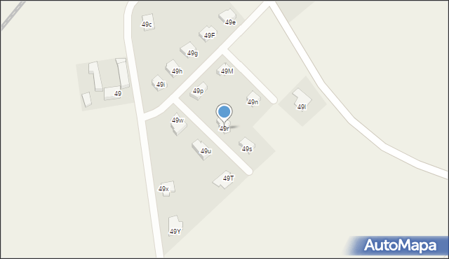 Niekłonice, Niekłonice, 49r, mapa Niekłonice