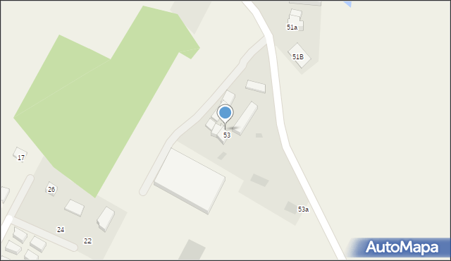 Niekłonice, Niekłonice, 54A, mapa Niekłonice